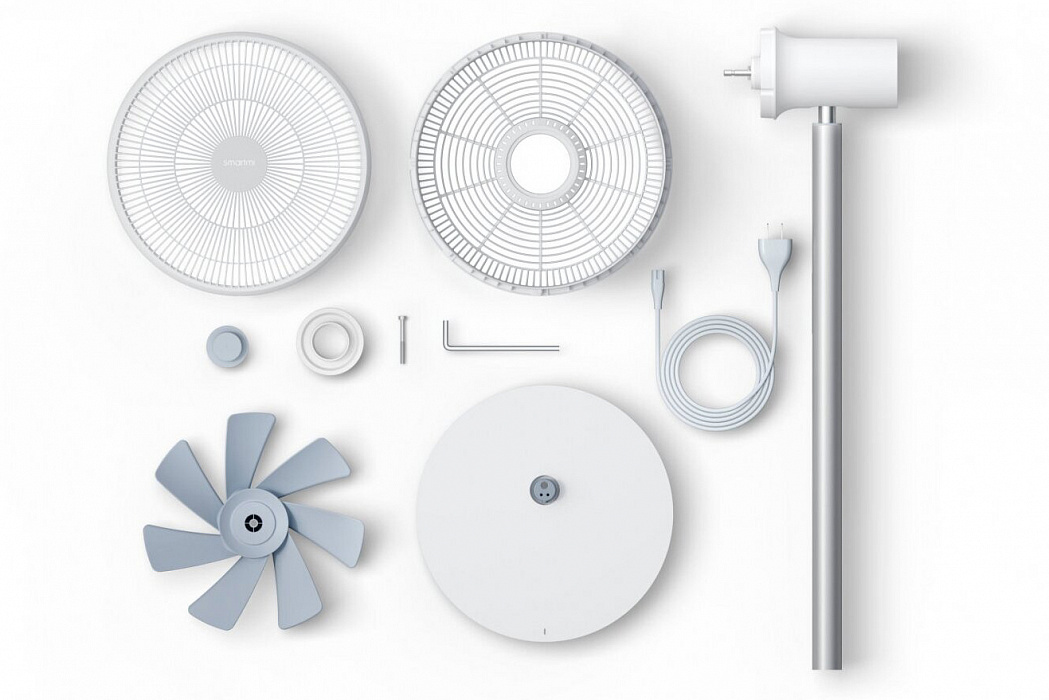 Напольный вентилятор Xiaomi Smartmi Standing Fan 3 (White) купить в интернет-магазине icover