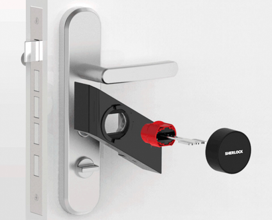 Умный дверной замок Xiaomi Sherlock Smart Lock M1 (Левый) Black купить в интернет-магазине icover