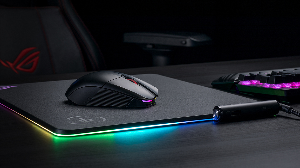 Беспроводная игровая мышь Asus ROG Chakram 90MP01K0-BMUA00 (Black) купить в интернет-магазине icover