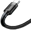 Кабель Baseus Cafule Series USB/USB-C 2m CATKLF-CG1 (Gray/Black) купить в интернет-магазине icover