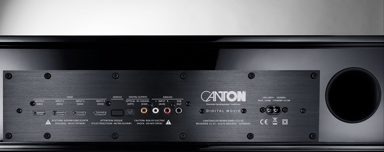 Canton DM 90.3 - саундбар (Black) купить в интернет-магазине icover