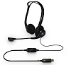 Проводные наушники с микрофоном Logitech Headset 960 981-000100 (Black) купить в интернет-магазине icover