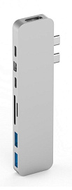 Купить usb-концентратор hyperdrive pro 8-in-2 gn28d для macbook pro 2016/2017 (silver) в Москве. В нашем каталоге интернет-магазина icover.ru вы можете ознакомиться с ценами, подробным описанием, фотографиями и техническими характеристиками. Низкие цены. Высокое качество. Доставка по России. Заказать товары по телефону +7(495)229-39-50 USB-концентратор HyperDrive PRO 8-in-2 GN28D для MacBook Pro 2016/2017 (Silver) купить в интернет-магазине icover