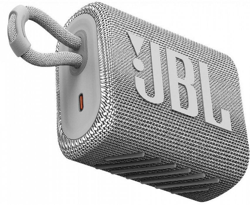 Портативная акустика JBL Go 3 (White) купить в интернет-магазине icover