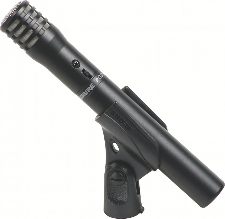Кардиоидный конденсаторный инструментальный микрофон Shure PGA81-XLR (A058945) c выключателем (Black) купить в интернет-магазине icover