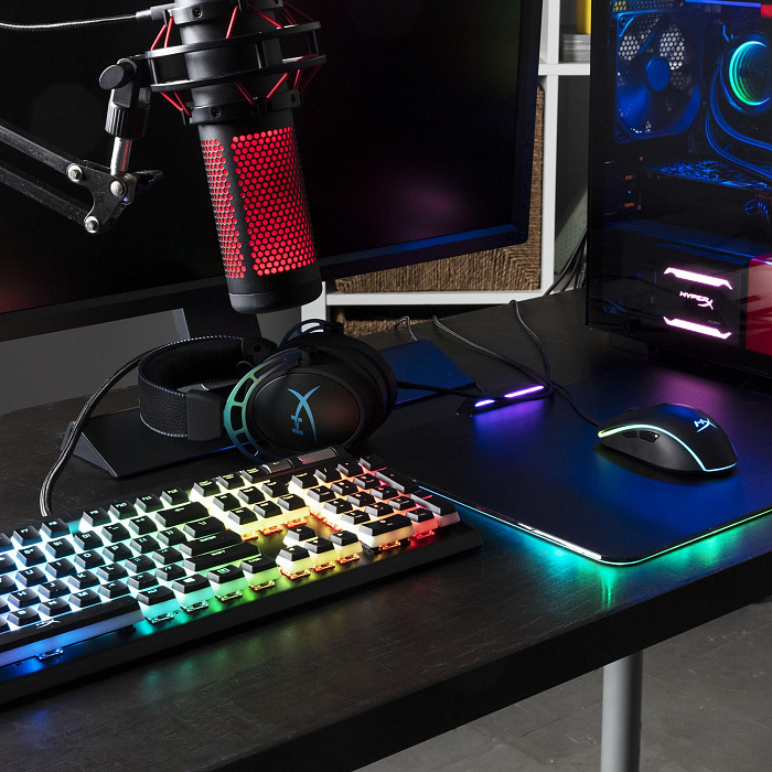 Игровая клавиатура HyperX Alloy Elite 2 Red switches RGB USB (HKBE2X-1X-RU/G) купить в интернет-магазине icover