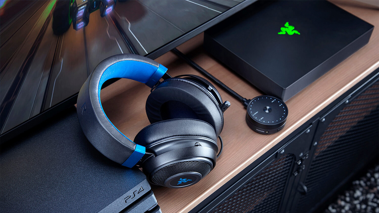 Игровая гарнитура Razer Kraken for Console RZ04-02830500-R3M1 (Blue) купить в интернет-магазине icover