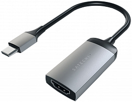 Адаптер Satechi Aluminum Type-C to HDMI ST-TC4KHAM (Space Grey) купить в интернет-магазине icover