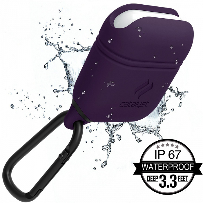 Чехол Catalyst Waterproof Case для AirPods (Deep Plum) купить в интернет-магазине icover