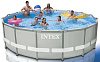 Intex Ultra Frame Pool (C28324) - каркасный бассейн 488х122см (Grey) купить в интернет-магазине icover