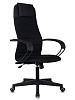 Кресло руководителя Бюрократ CH-NOVA TW ткань/экокожа/пластик (Black) купить в интернет-магазине icover