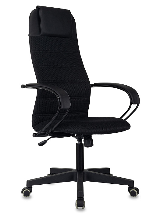 Кресло руководителя Бюрократ CH-NOVA TW ткань/экокожа/пластик (Black) купить в интернет-магазине icover
