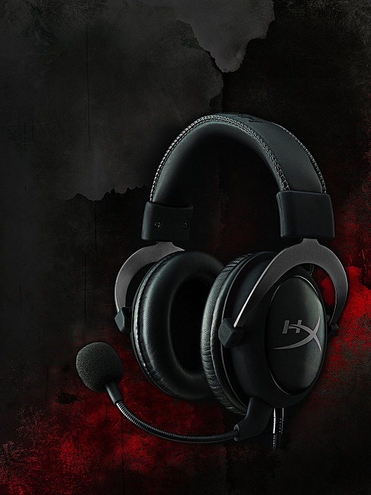 HyperX Cloud II (KHX-HSCP-GM) - полноразмерные наушники (Gun Metal) купить в интернет-магазине icover