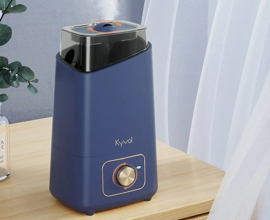 Увлажнитель воздуха Kyvol Ultrasonic Cool Mist Humidifier EA200 (Blue/Gold) купить в интернет-магазине icover