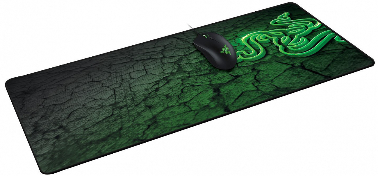 Игровой коврик для мыши Razer Goliathus Control Fissure Extended RZ02-01070800-R3M2 (Green) купить в интернет-магазине icover