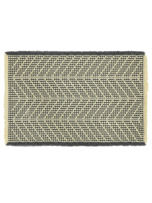 Коврик вафельный для ванной Ridberg 90x60 см (Blue zigzag) купить в интернет-магазине icover