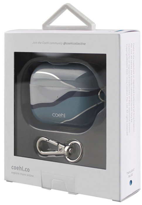 Чехол Uniq COEHL (AIRPODSPRO-CELBLU) для AirPods Pro (Ciel Blue) купить в интернет-магазине icover