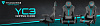 Игровое кресло ThunderX3 YC3 AIR (Black/Cyan) купить в интернет-магазине icover