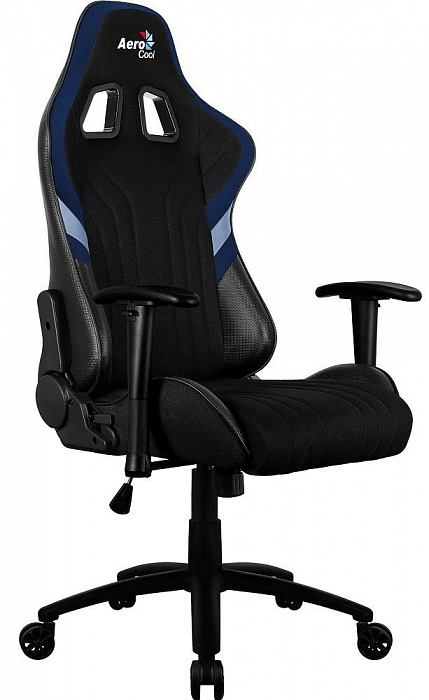 Игровое кресло Aerocool AERO 1 Alpha (Black/Blue) купить в интернет-магазине icover
