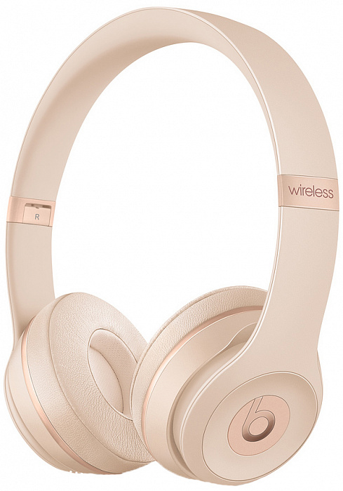 Беспроводные наушники Beats Solo3 MUH42EE/A (Satin Gold) купить в интернет-магазине icover