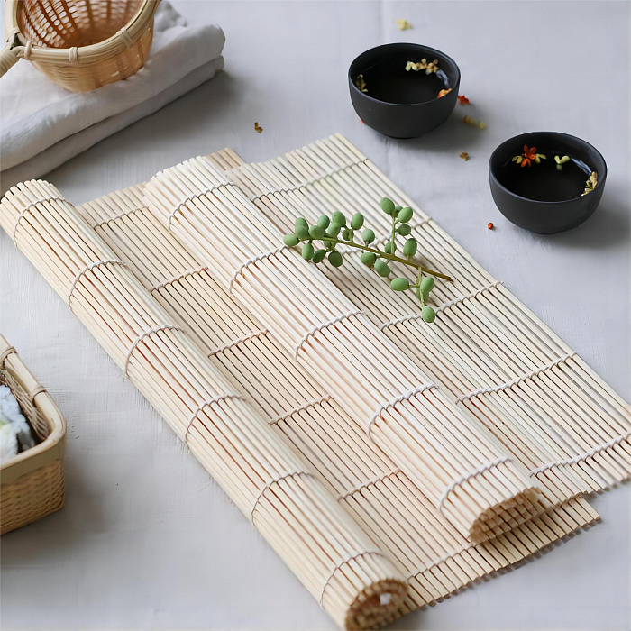 Бамбуковый коврик для приготовления роллов Ridberg 27 х 27 (Bamboo) купить в интернет-магазине icover