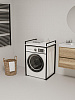 Стеллаж лофт для стиральной и сушильной машины RIDBERG CHICO (White/Black) купить в интернет-магазине icover