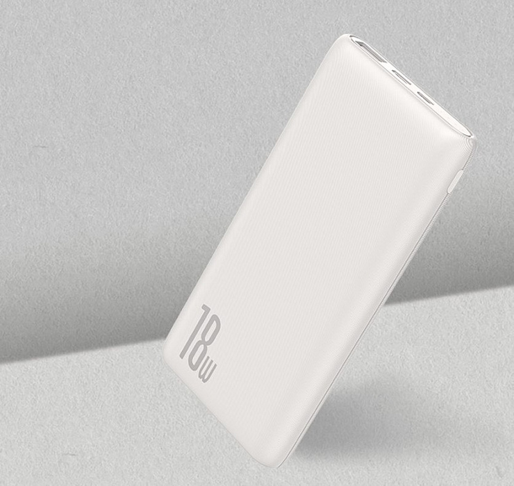 Внешний аккумулятор Baseus 10000mAh 18W PPDML-02 Quick Charge (White) купить в интернет-магазине icover