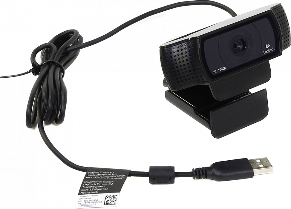 Вебкамера Logitech HD Pro Webcam C920 (960-001055) купить в интернет-магазине icover