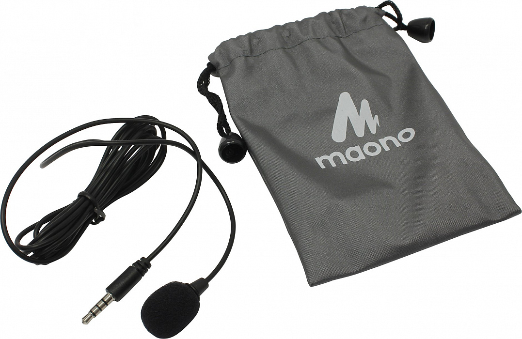 Петличный микрофон Maono AU-402L (Black) купить в интернет-магазине icover