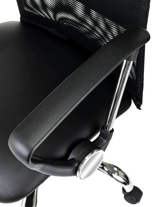 Кресло офисное Бюрократ CH OMEGA SL сетка/ткань/экокожа (Black) купить в интернет-магазине icover