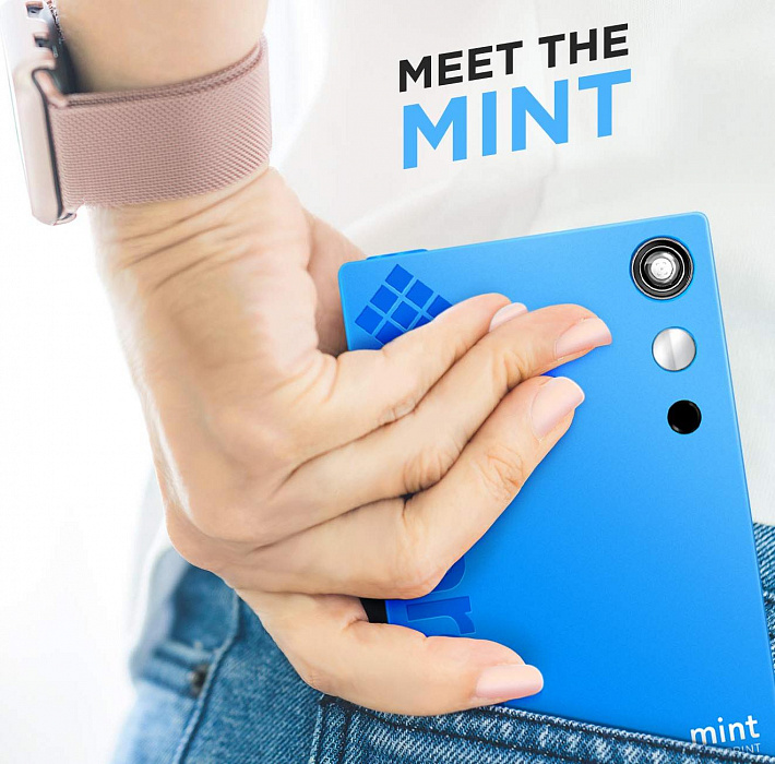 Моментальная фотокамера Polaroid Mint POLSP02BL (Blue) купить в интернет-магазине icover