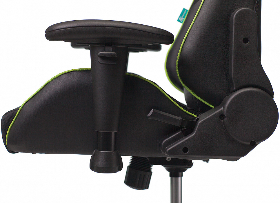 Игровое кресло Бюрократ Zombie VIKING 4 AERO (Black/Light Green) купить в интернет-магазине icover