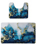 Набор ковриков для ванной Ridberg 50x80, 45x38 (Blue Marble) купить в интернет-магазине icover