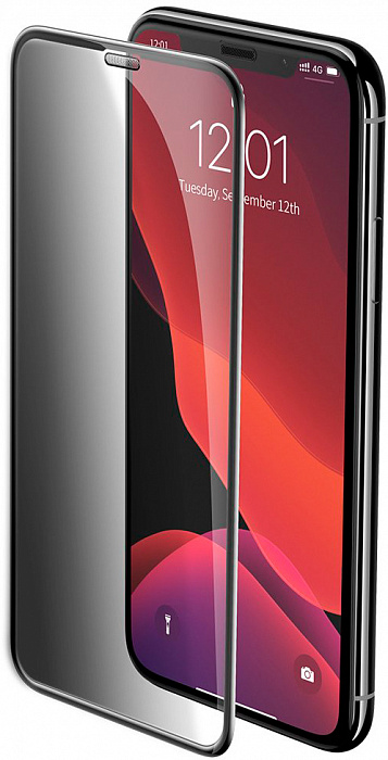 Защитное стекло Baseus Curved Privacy (SGAPIPH61S-WC01) для iPhone XR/11 (Black) купить в интернет-магазине icover