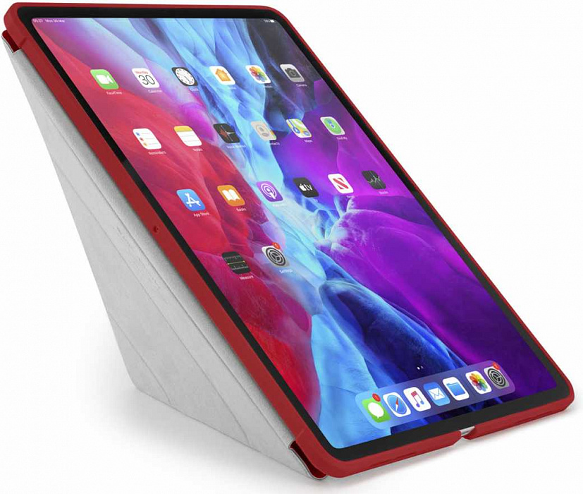 Чехол Pipetto Origami (PI39-53-4TPU) для iPad Pro 12.9" 2020 (Red) купить в интернет-магазине icover