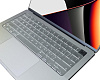 Накладка на клавиатуру Wiwu Keyboard Protector для MacBook Pro 14''/16'' 2021 (US) (Clear) купить в интернет-магазине icover