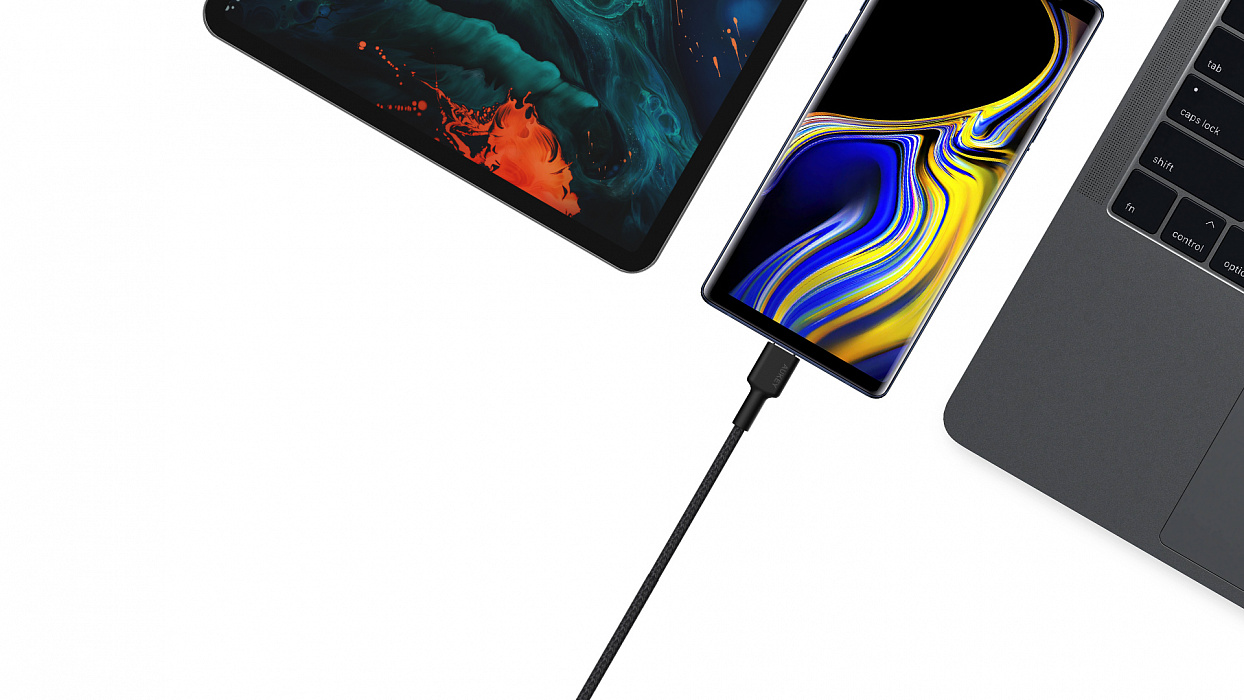Кабель Aukey CB-CD45 USB-C to USB-C 0.9m (Black) купить в интернет-магазине icover