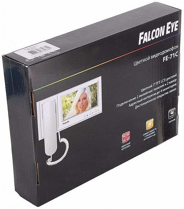 Falcon Eye FE-71C - видеодомофон (White) купить в интернет-магазине icover