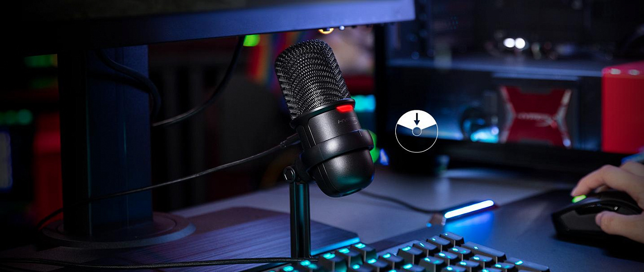 Микрофон HyperX SoloCast (Black) купить в интернет-магазине icover