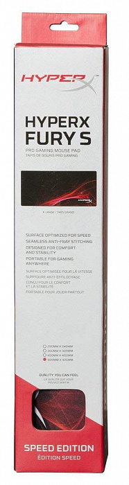 Коврик для мыши HyperX Fury S Pro Mousepad Speed Edition XL (Black) купить в интернет-магазине icover