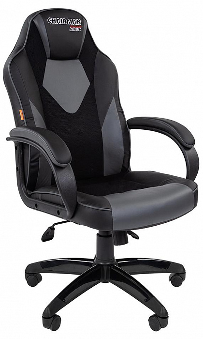 Игровое кресло Chairman Game 17 (Black/Grey) купить в интернет-магазине icover