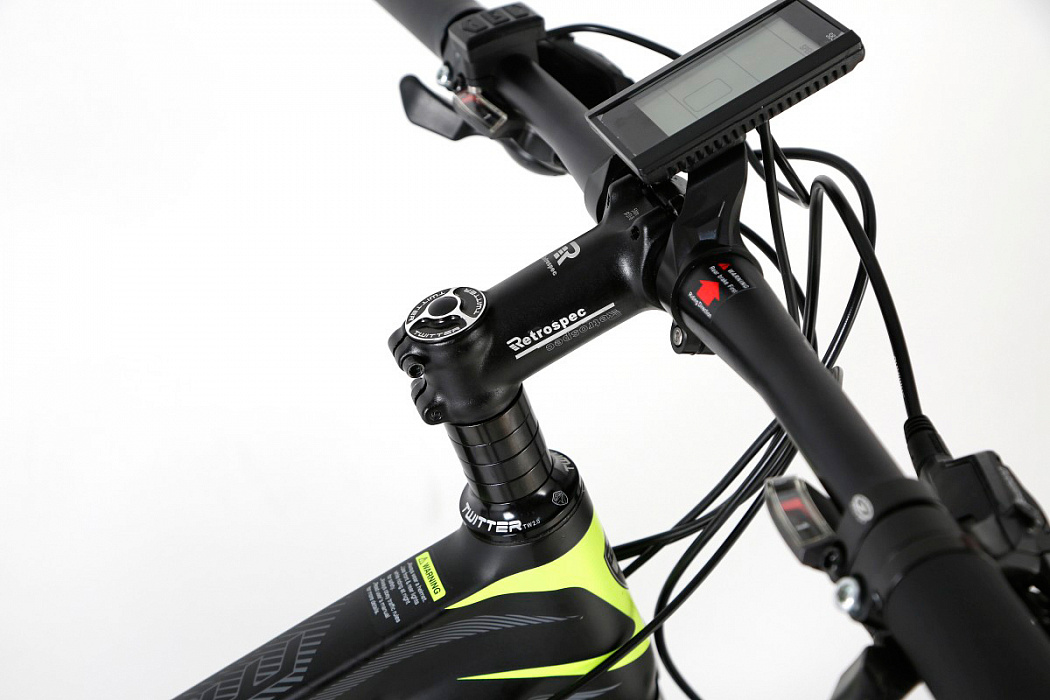 Электровелосипед Twitter Mantis E0 15.5 (Black/Yellow) купить в интернет-магазине icover