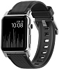 Ремешок Nomad Rugged Strap (NM1A41S000) для Apple Watch Series SE/6/2/3/4 42/44 mm (Black/Silver) купить в интернет-магазине icover