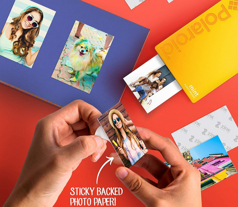 Портативный принтер Polaroid Mint (Yellow) купить в интернет-магазине icover