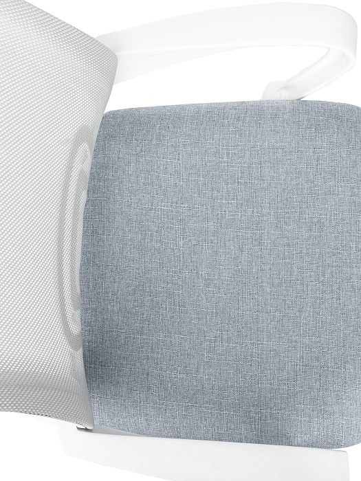 Кресло офисное Domfy DK X-ROOM сетка/ткань/пластик (White/Light Grey)  купить в интернет-магазине icover