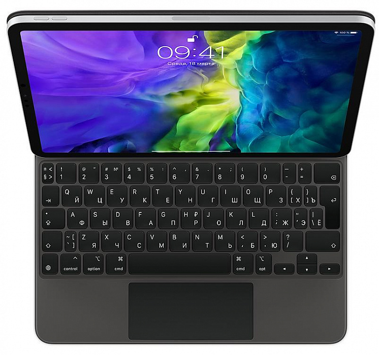 Чехол-клавиатура Apple Magic Keyboard (MXQT2RS/A) для iPad Pro 11 (Black) купить в интернет-магазине icover