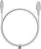 Кабель для iPod, iPhone, iPad Aukey Braided Nylon (CB-CL2) USB-C to Lightning 2m (White) купить в интернет-магазине icover