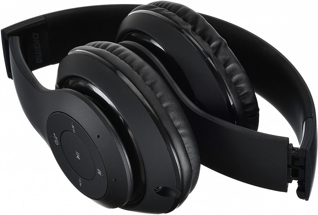 Bluetooth-наушники Digma BT-14 с микрофоном (Black) купить в интернет-магазине icover