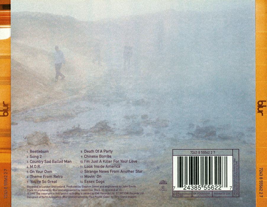 Виниловая пластинка Blur - Blur (1997) купить в интернет-магазине icover