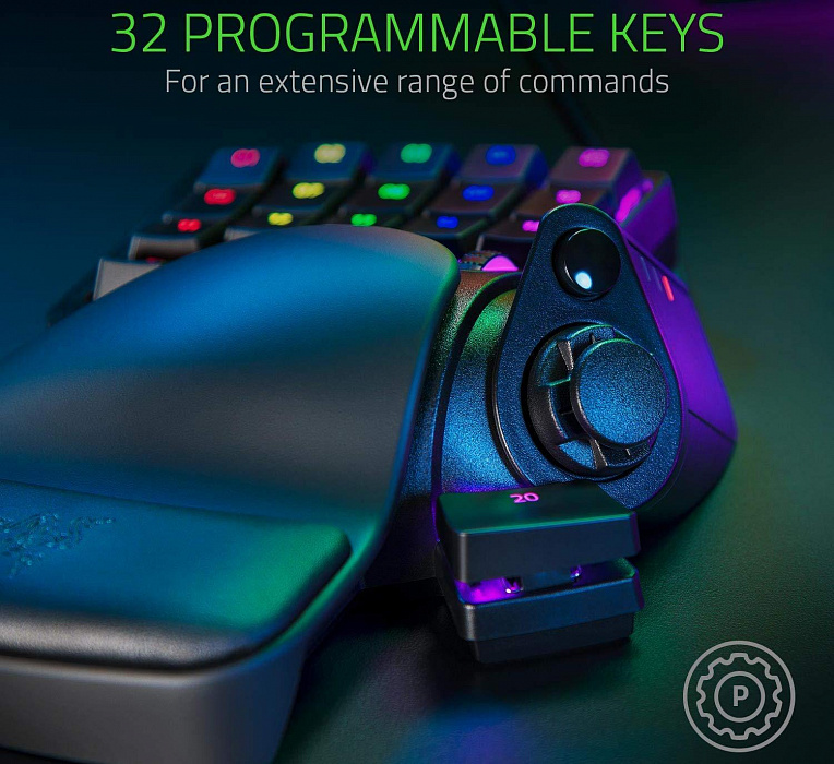 Игровая клавиатура Razer Tartarus Pro RZ07-03110100-R3M1 (Black) купить в интернет-магазине icover